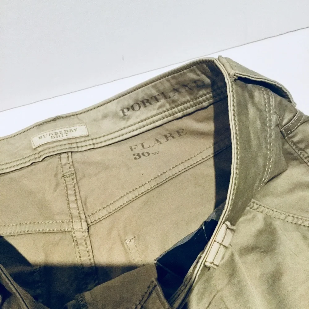 BURBERRY BRIT PORTLAND PALE SISAL COLOR PANTS. - Picture 6 of 6